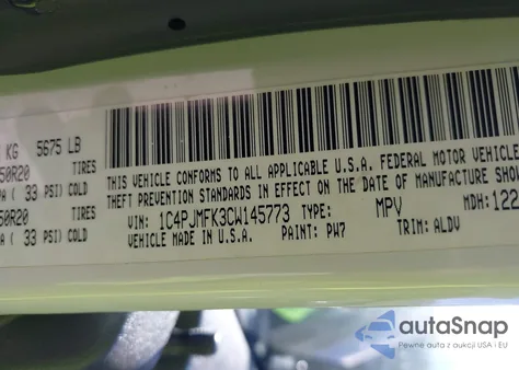 2012 Jeep Liberty Limited Jet Edition from USA, damaged, VIN 1C4PJMFK3CW145773